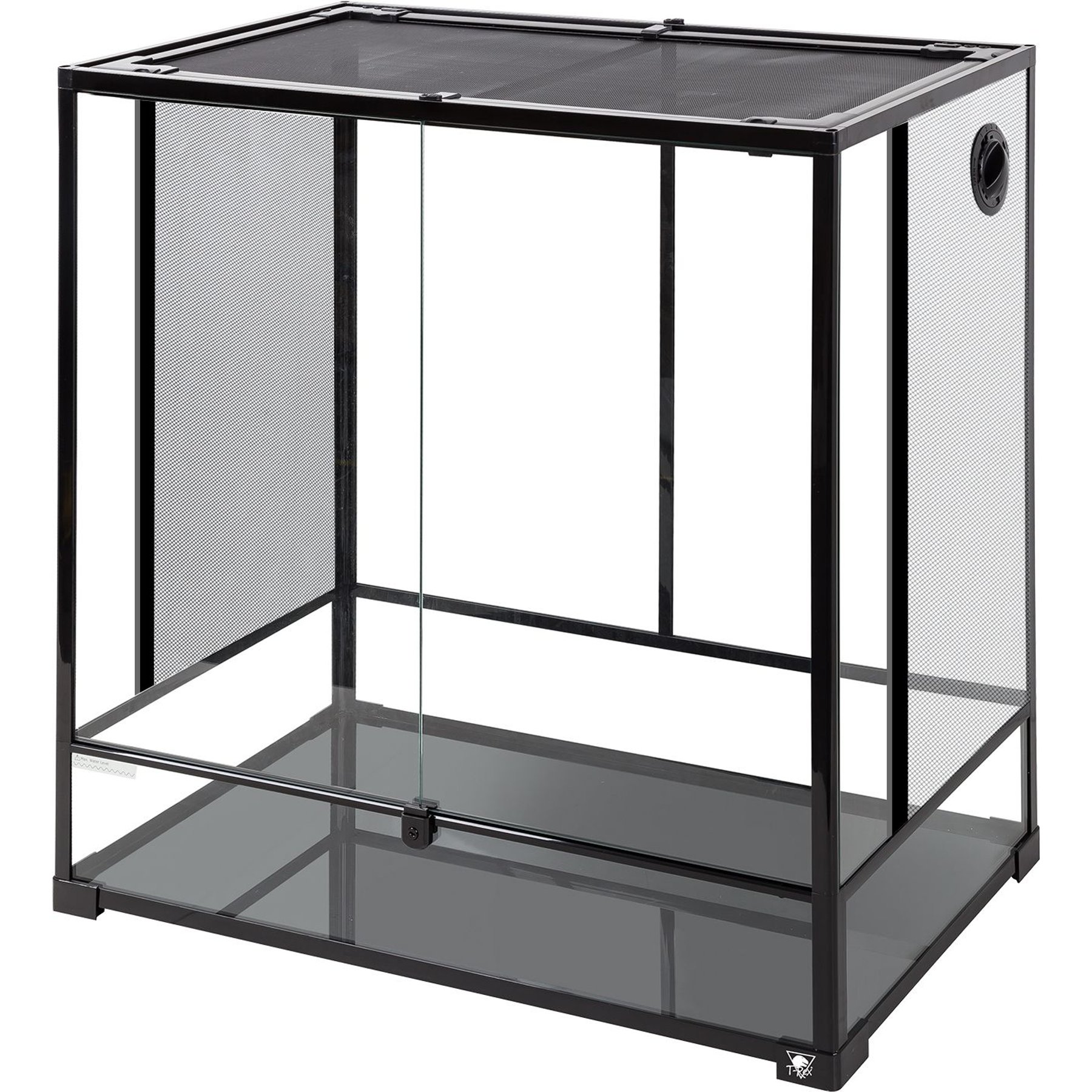 T-Rex Glass Reptile Terrarium DBL Doors/Glass & Screen Sides, 99-gal