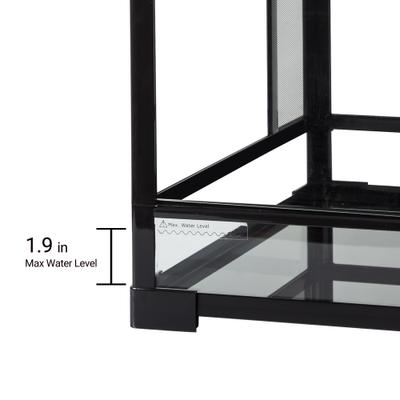 Show full view: T-Rex Glass Reptile Terrarium Single Door & Glass Sides, 18 x 18 x 18-in slide 5 of 9