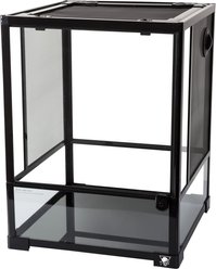 T-Rex Glass Reptile Terrarium Single Door & Glass Sides, 18 x 18 x 24-in