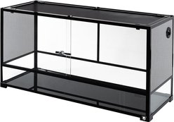 T-Rex Glass Reptile Terrarium Sliding Doors/Glass & Screen Sides, 86-gal