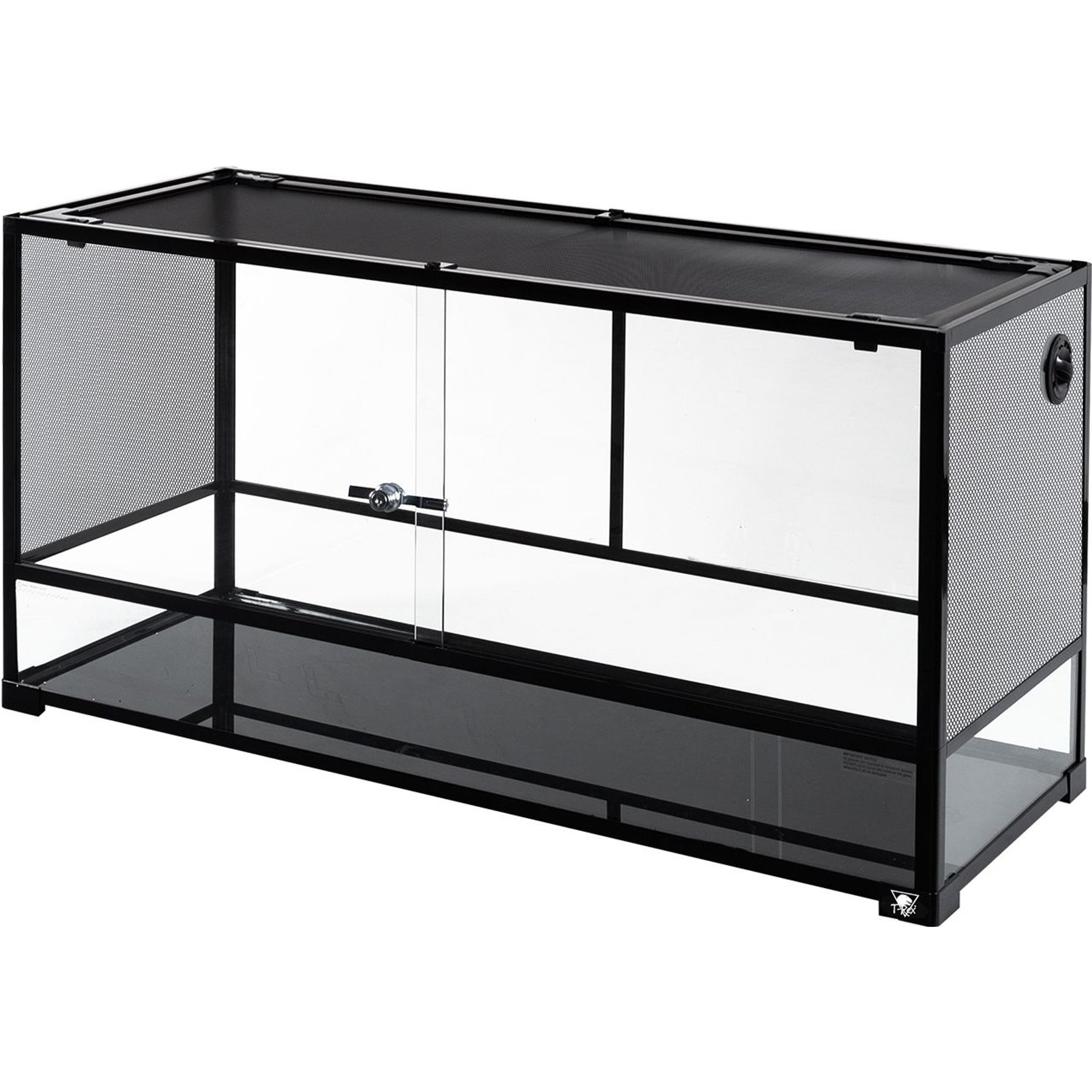 T-Rex Glass Reptile Terrarium Sliding Doors/Glass & Screen Sides, 86-gal
