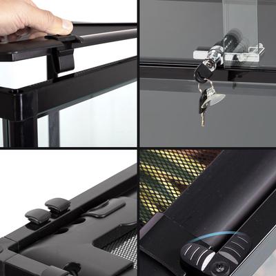 Show full view: T-Rex Glass Reptile Terrarium Sliding Doors/Glass & Screen Sides, 86-gal slide 7 of 9