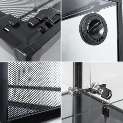 Show full view: T-Rex Glass Reptile Terrarium Sliding Doors/Glass & Screen Sides, 86-gal slide 8 of 9