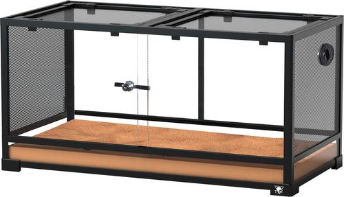 Show full view: T-Rex Glass Reptile Terrarium Sliding Doors/Glass & Screen Sides, 120-gal slide 2 of 9