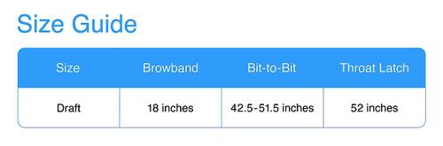 Show full view: Tahoe Tack Double Layered Draft Nylon Western Horse Headstall & Reins, Draft, Black, Draft slide 2 of 3