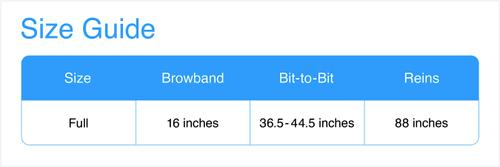 Show full view: Tahoe Tack Midnight Black Horse Browband Headstall & Split Reins, Full slide 2 of 4