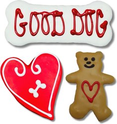Tail Bangers "Be Mine" Peanut Butter & Honey Assorted Crunchy Dog Treats, 18 count