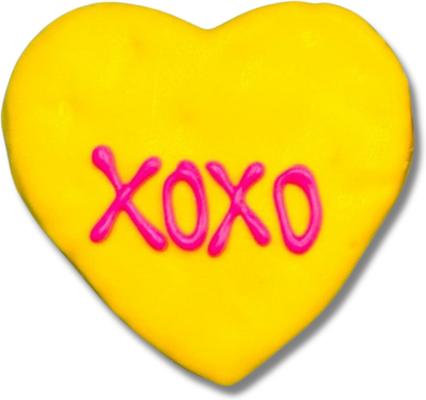 Show full view: Tail Bangers Conversation Hearts Peanut Butter & Honey Assorted Crunchy Dog Treats, 18 count slide 5 of 9