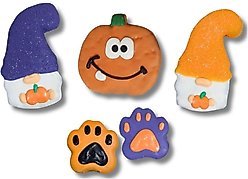 Tail Bangers Fall Vibes Peanut Butter & Honey Assorted Crunchy Dog Treats, 18 count