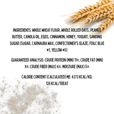 Show full view: Tail Bangers Frost Paws Peanut Butter & Honey Assorted Crunchy Dog Treats, 18 count slide 8 of 8