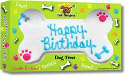 Tail Bangers Happy Birthday Blue Bone & Birthday Caddy Peanut Butter & Honey Crunch Dog Treats, 2 count slide 2 of 8