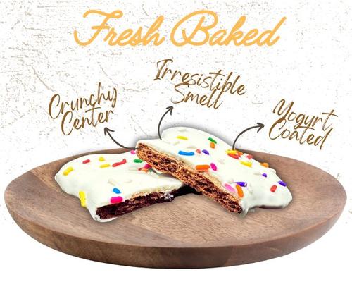 Show full view: Tail Bangers Happy Birthday Blue Bone Peanut Butter & Honey Crunchy Dog Treats slide 4 of 6