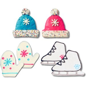 Tail Bangers Long Winter Day Peanut Butter & Honey Assorted Crunchy Dog Treats, 18 count