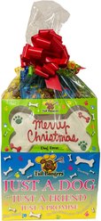 Tail Bangers Merry Christmas Gift Basket Variety Pack Crunchy Dog Treats