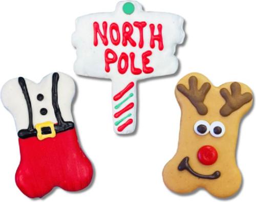 Show full view: Tail Bangers North Pole Peanut Butter & Honey Assorted Crunchy Dog Treats, 18 count slide 1 of 8