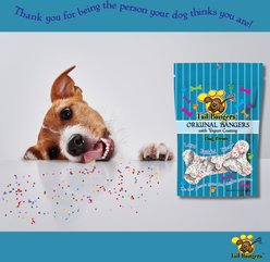 Tail Bangers Original Bangers with Yogurt Coating Peanut Butter & Honey Crunchy Dog Treats, 8-oz bag slide 2 of 6