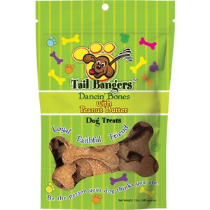 Tail Bangers Peanut Butter & Honey Dancin Bones Crunchy Dog Treats, 12-oz bag