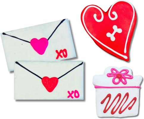 Show full view: Tail Bangers Sealed with Love Peanut Butter & Honey Assorted Crunchy Dog Treats, 18 count slide 1 of 8