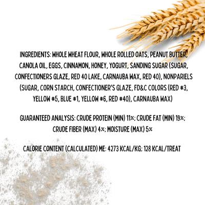 Show full view: Tail Bangers Under the Christmas Tree Peanut Butter & Honey Assorted Crunchy Dog Treats, 18 count slide 8 of 9