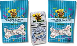 Tail Bangers Winter Gift Pack Peanut Butter & Honey Crunchy Dog Treats, 3 count