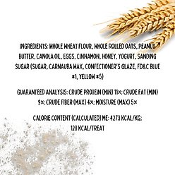 Tail Bangers Winter Peanut Butter & Honey Assorted Crunchy Dog Treats, 18 count slide 2 of 7