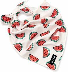 Tails & Trails Watermelon Cooling Dog Bandana, Pink
