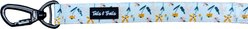 Tails & Trails Wildflower Trail Standard Dog Leash, White, 5-ft long, 1-in wide slide 2 of 2