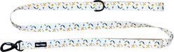 Tails & Trails Wildflower Trail Standard Dog Leash, White, 5-ft long, 1-in wide