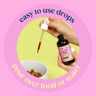 Show full view: Taily Bacon Flavored Liquid Iron Supplement for Dogs & Cats, 4-fl oz bottle slide 6 of 9