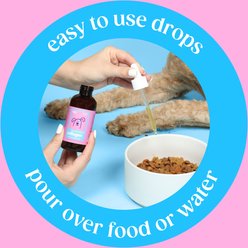 Taily Collagen Bacon Flavored Liquid Skin & Coat Supplement for Dogs & Cats, 4-fl oz bottle slide 2 of 7