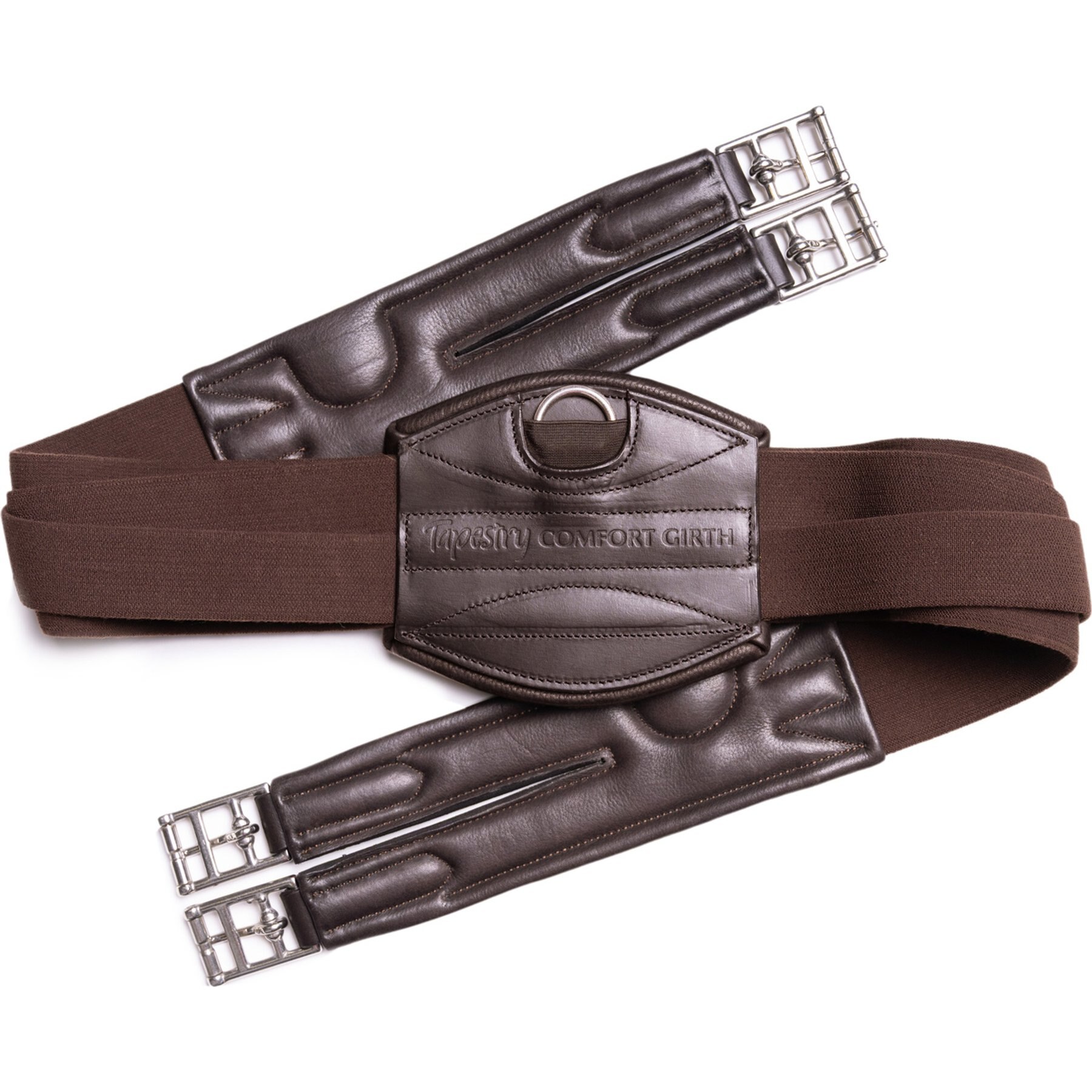 Tapestry Equine Products Comfort Traditional Long Horse Girth, Havana, Size 46