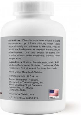 Show full view: Tartar Shield DentaTabs Hypoallergenic Dog & Cat Dental Water Additive slide 4 of 9