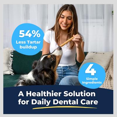 Show full view: Tartar Shield Soft Rawhide Chews Daily Dental Dog Treat, Large, 24 count slide 4 of 9