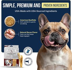 Tartar Shield Soft Rawhide Chews Daily Dental Dog Treat, Small, 12 count slide 2 of 6