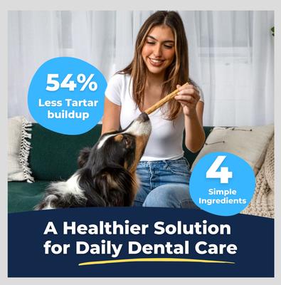 Show full view: Tartar Shield Soft Rawhide Chews Daily Dental Dog Treat, Small, 12 count slide 4 of 9