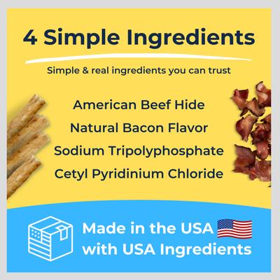 Show full view: Tartar Shield Soft Rawhide Chews Daily Dental Dog Treat, Small, 12 count slide 6 of 9