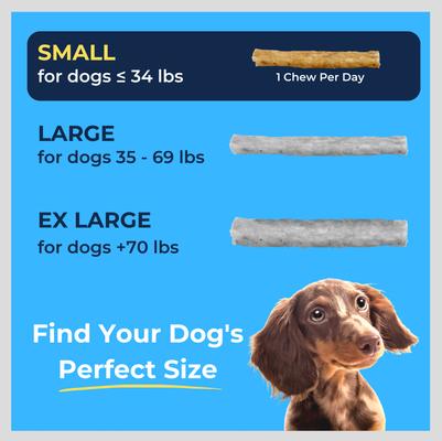 Show full view: Tartar Shield Soft Rawhide Chews Daily Dental Dog Treat, Small, 12 count slide 7 of 9