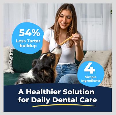 Show full view: Tartar Shield Soft Rawhide Chews Daily Dental Dog Treat, Small, 30 count slide 4 of 9