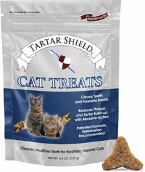 Tartar Shield Wholesome & All-Natural Bites Tasty Chicken Flavor Cat Dental Treat, 4.5-oz bag