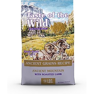 Taste of the Wild Ancient Mountain with Ancient Grains Dry Dog Food, 14-lb bag