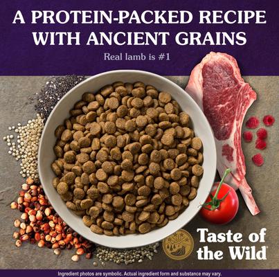 Show full view: Taste of the Wild Ancient Mountain with Ancient Grains Dry Dog Food, 5-lb bag slide 4 of 9