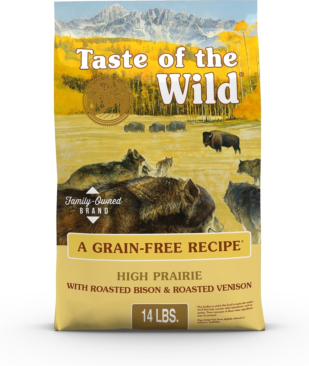 Taste of the Wild High Prairie Grain-Free Dry Dog Food at Low