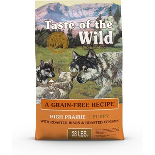 Taste of the Wild High Prairie Puppy Formula Grain-Free Dry Dog Food, 28-lb bag slide 1 of 7