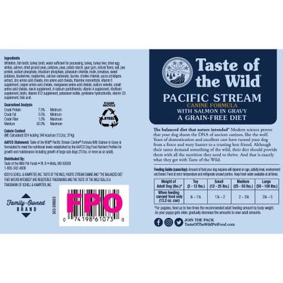 Show full view: Taste of the Wild Pacific Stream Grain-Free Dry + Canned Dog Food slide 6 of 7