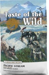 Taste of the Wild Pacific Stream Puppy Formula Grain-Free Dry + Canned Dog Food slide 2 of 7