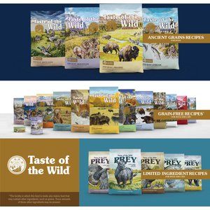 Taste of the Wild Pacific Stream Smoke-Flavored Salmon Grain-Free Dry Dog Food, 28-lb bag