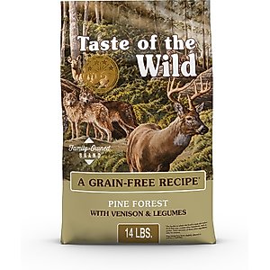 Taste of the Wild Pine Forest Grain-Free Dry Dog Food, 14-lb bag