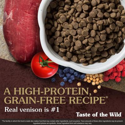 Show full view: Taste of the Wild Pine Forest Grain-Free Dry Dog Food, 5-lb bag slide 5 of 9