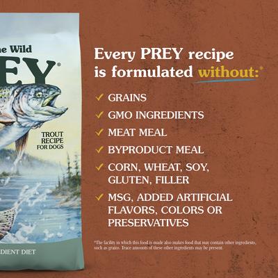Show full view: Taste of the Wild PREY Angus Beef Recipe Limited Ingredient Recipe Dry Dog Food, 25-lb bag slide 8 of 11
