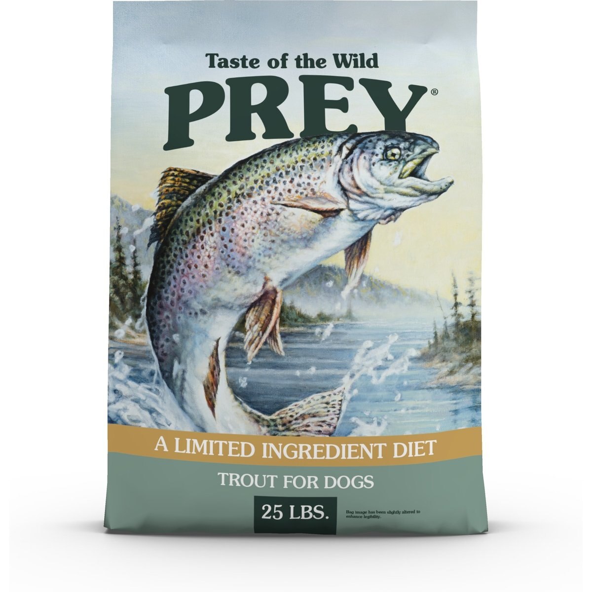 Taste of the Wild PREY Trout Formula Limited Ingredient Recipe Dry Dog Food, 25-lb bag
